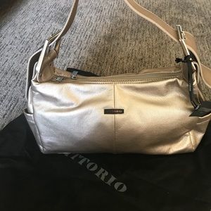 Vittorio champagne shoulder bag - brand new